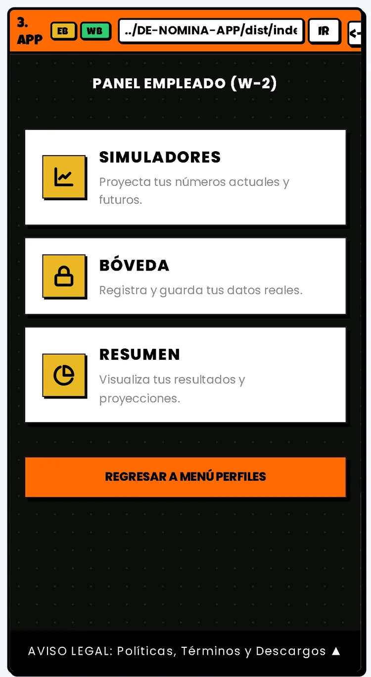 Panel Empleado W-2